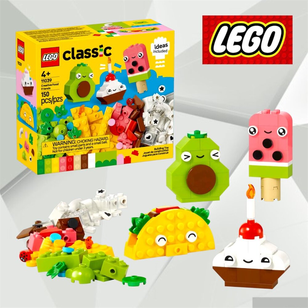 LEGO Classic: Creative Food Friends Building Set #11039 (150 pcs)